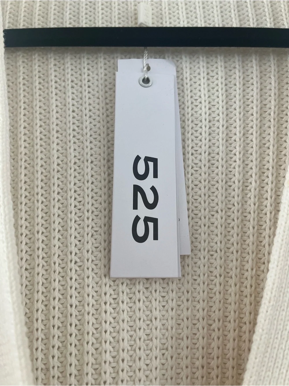 525 America Cream Open-Knit Cardigan